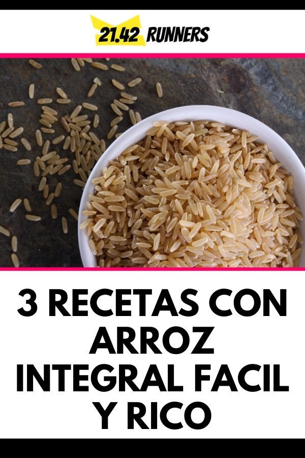 recetas con arroz integral