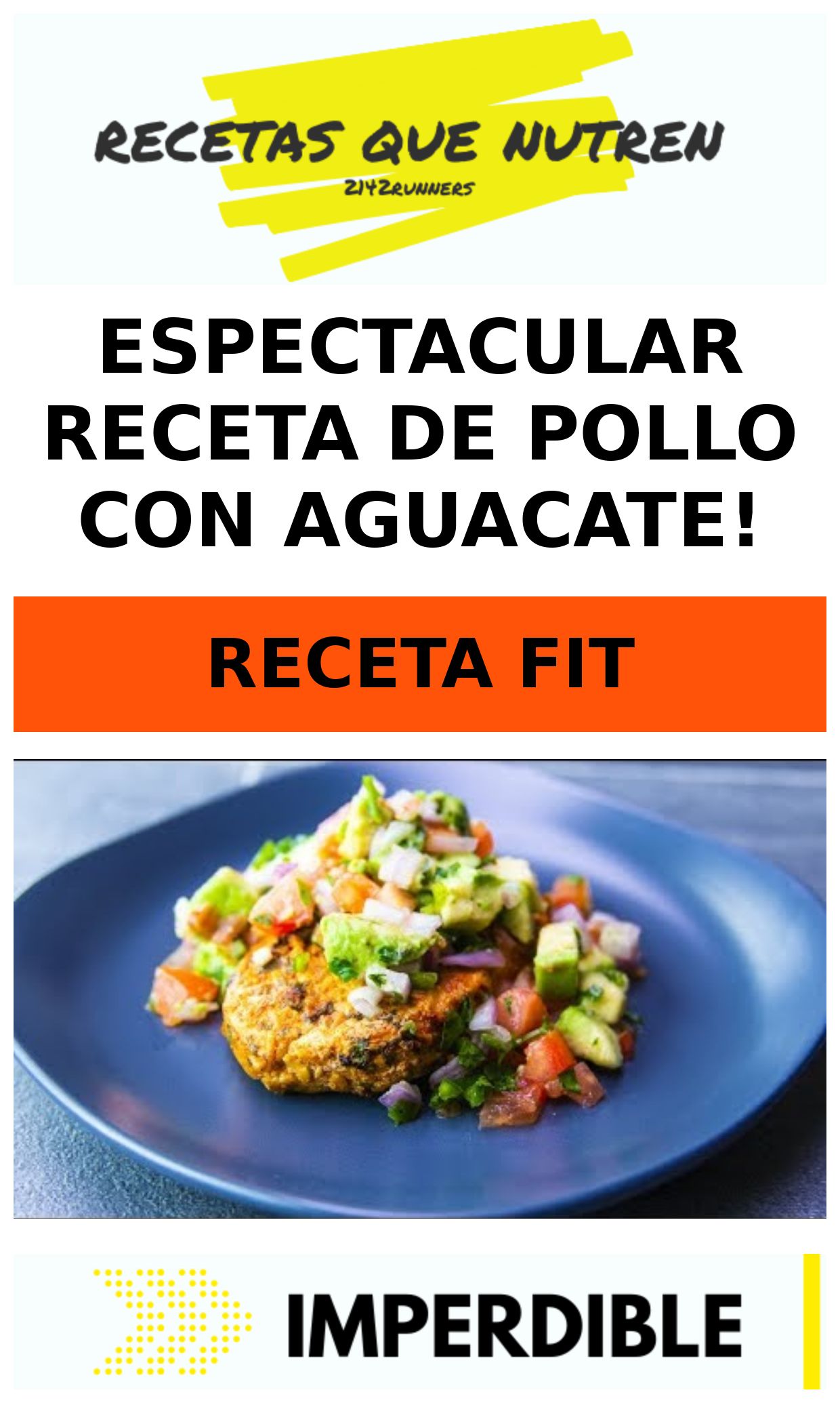 Espectacular receta de POLLO con AGUACATE!